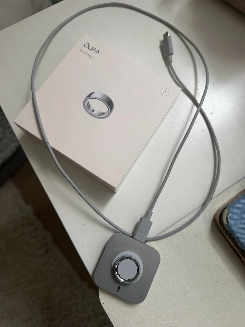 Oura Ring 4 Smart Ring — Silver Finish